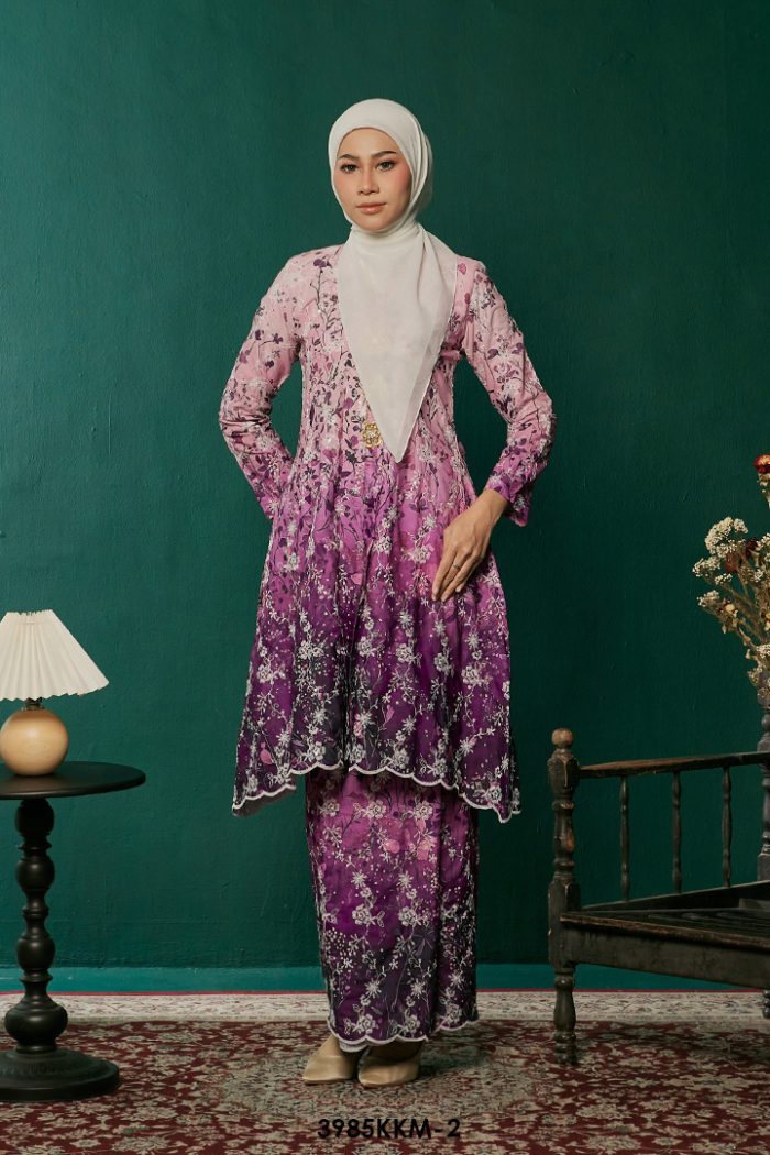 Kebarung Kalthom in Dark Purple (3985KKM-2)