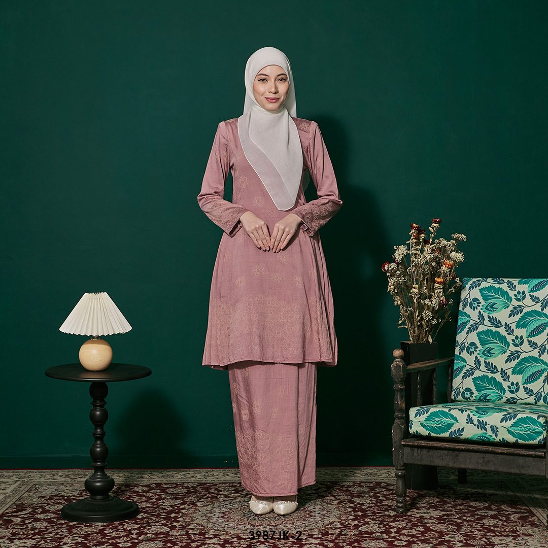 Juliana Kurung in Dusty Rose Pink (3987JK-2)