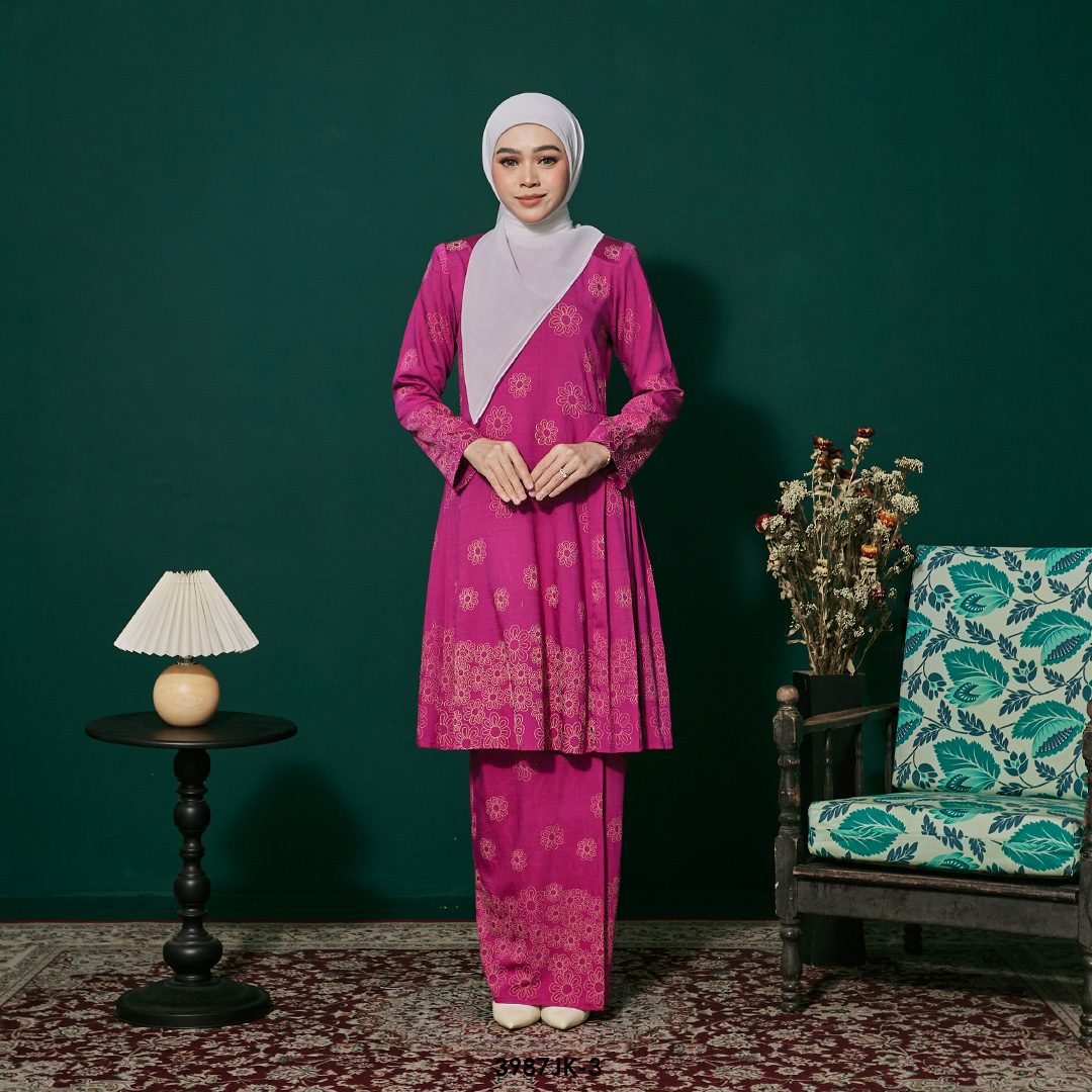 Juliana Kurung in Barbie Pink (3987JK-3)