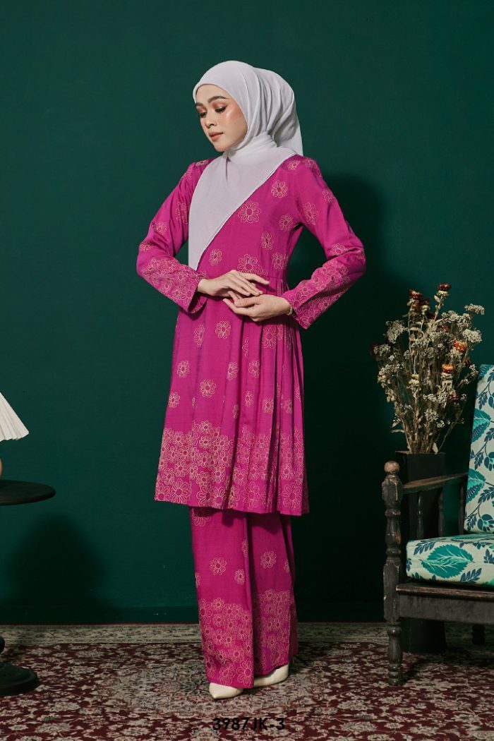 Juliana Kurung in Barbie Pink (3987JK-3)