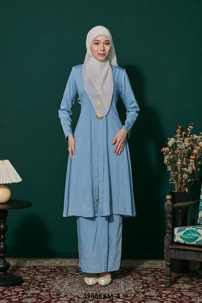 Kebarung Kalthom in Powder Blue (3988KKM-3)