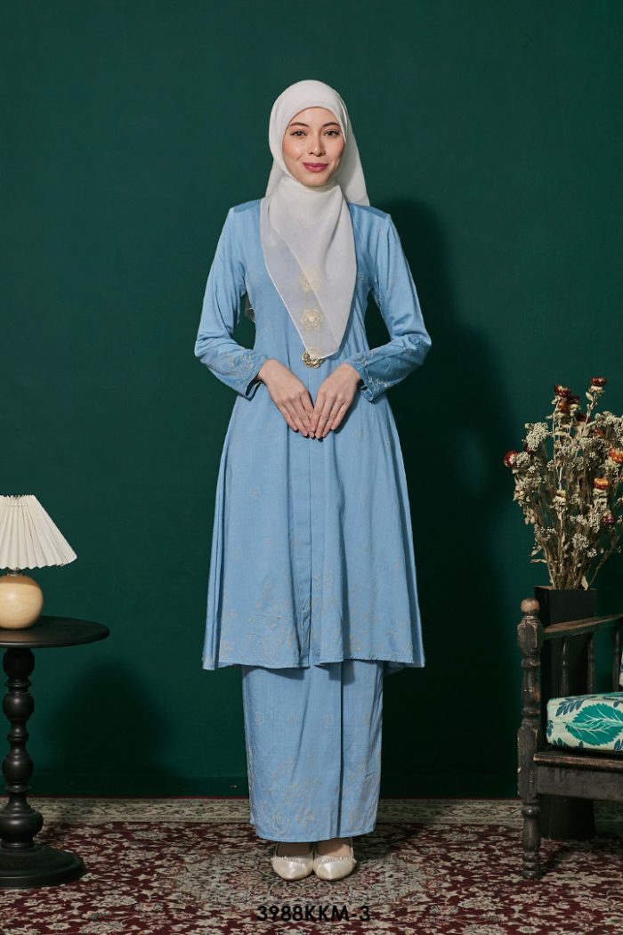 Kebarung Kalthom in Powder Blue (3988KKM-3)