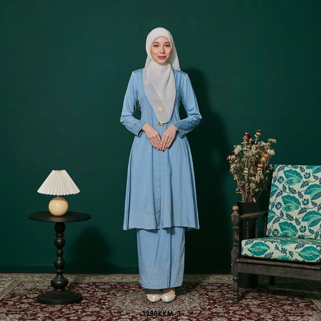 Kebarung Kalthom in Powder Blue (3988KKM-3)