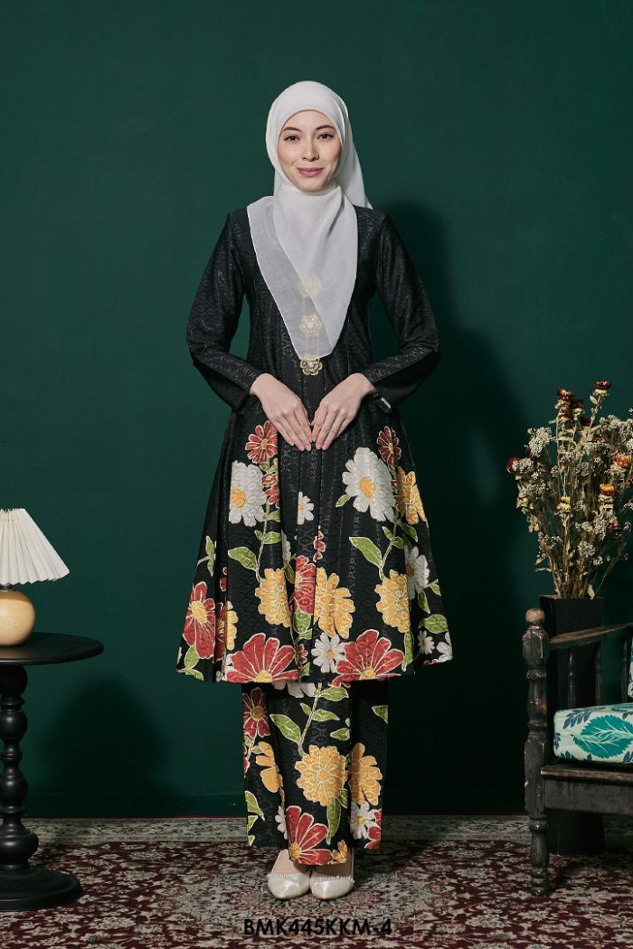 Kebarung Batiq Mia in Black (BMK445KKM-4)