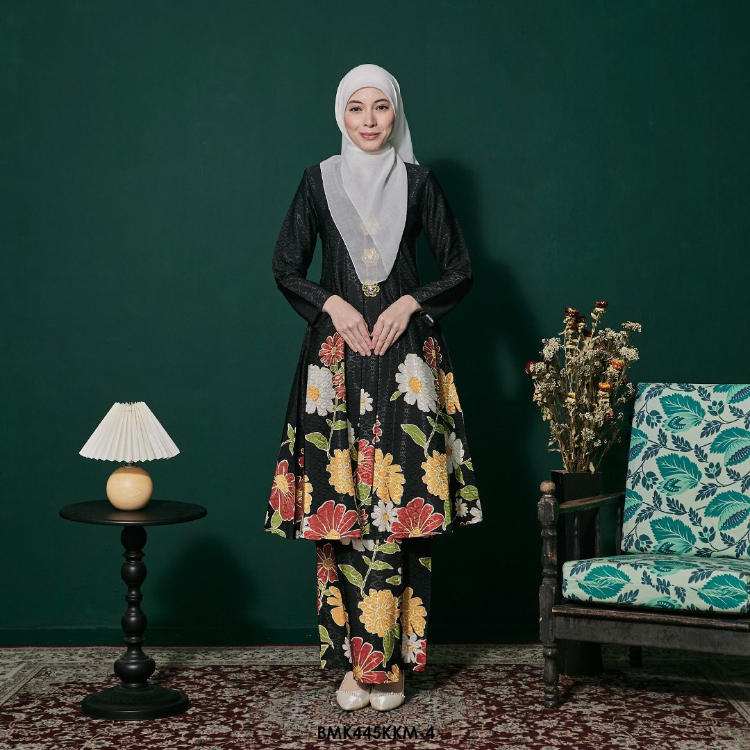 Kebarung Batiq Mia in Black (BMK445KKM-4)