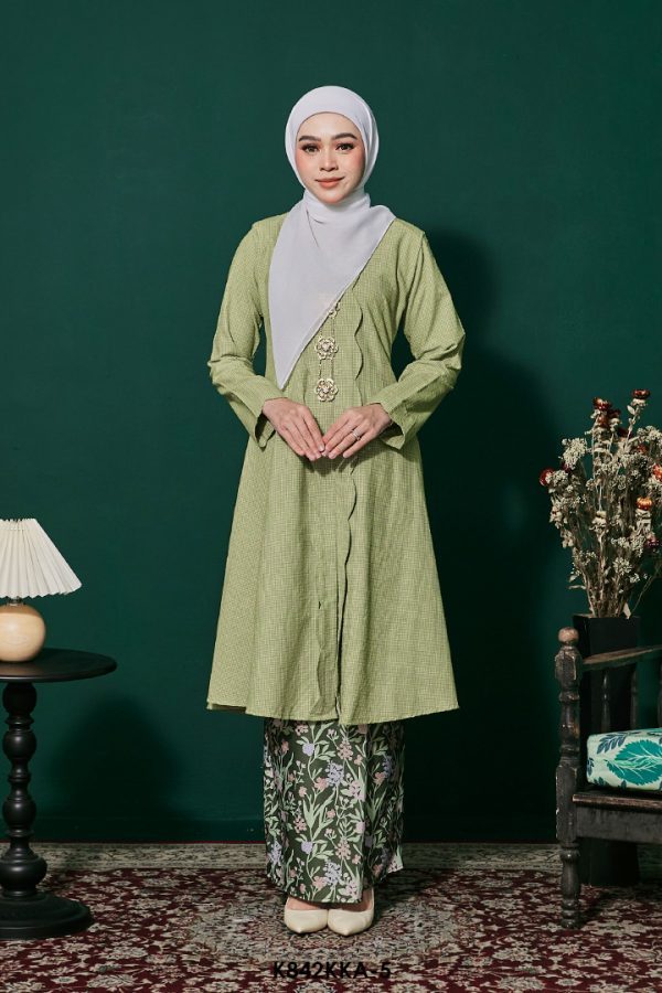 Kebarung Anggerik in Apple Green (K842KKA-5)