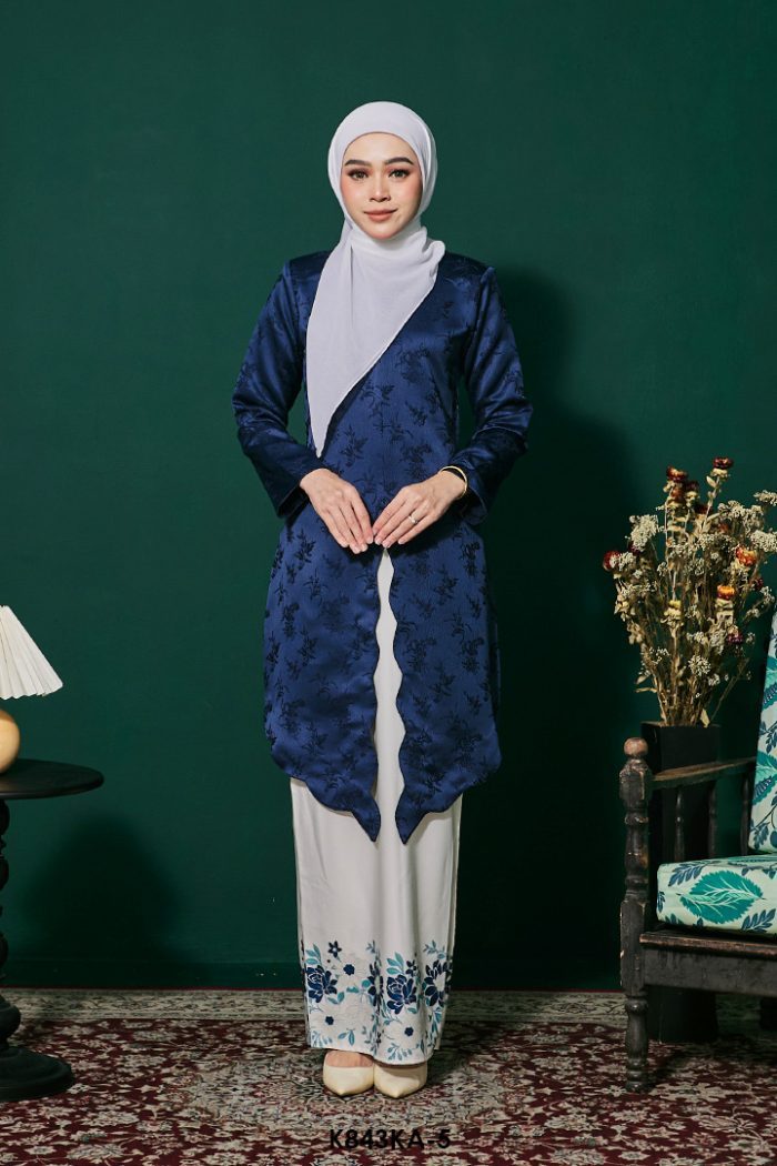 Kebaya Anggun 2.0 in Dark Blue (K843KA-5)