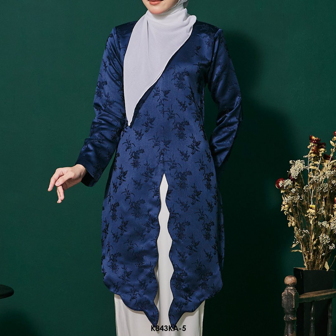 Kebaya Anggun 2.0 in Dark Blue (K843KA-5) - Image 4