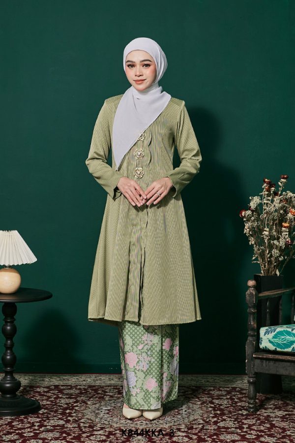 Kebarung Anggerik in Olive (K844KKA-3)