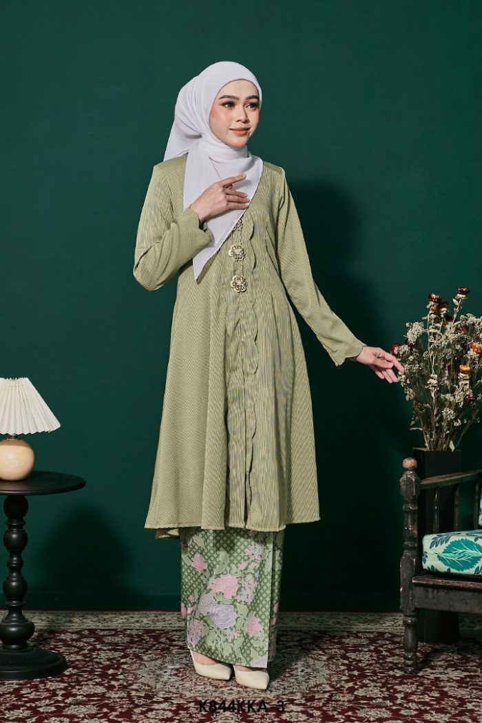 Kebarung Anggerik in Olive (K844KKA-3)