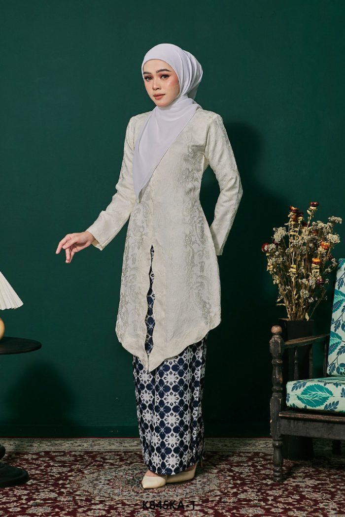Kebaya Anggun 2.0 in Cream (K845KA-1)
