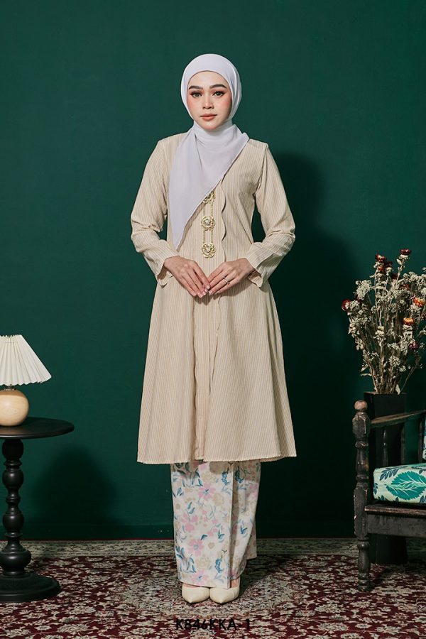 Kebarung Anggerik in Buttercream Latte (K846KKA-1)