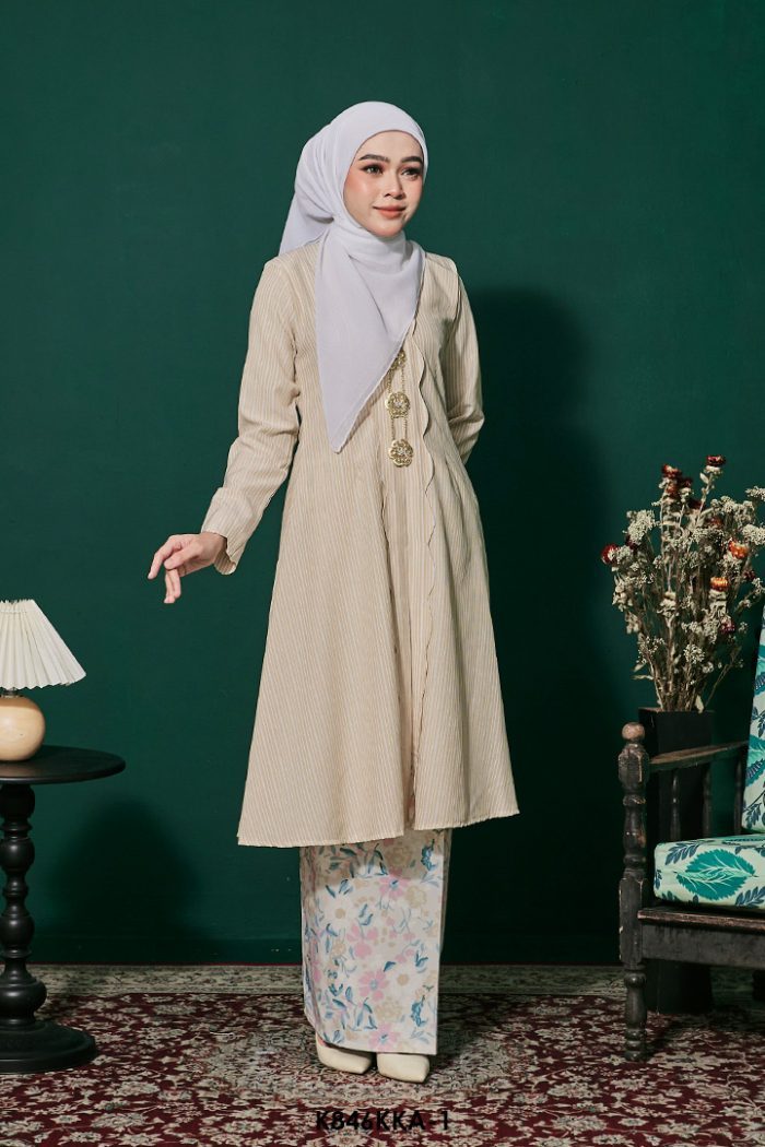 Kebarung Anggerik in Buttercream Latte (K846KKA-1)