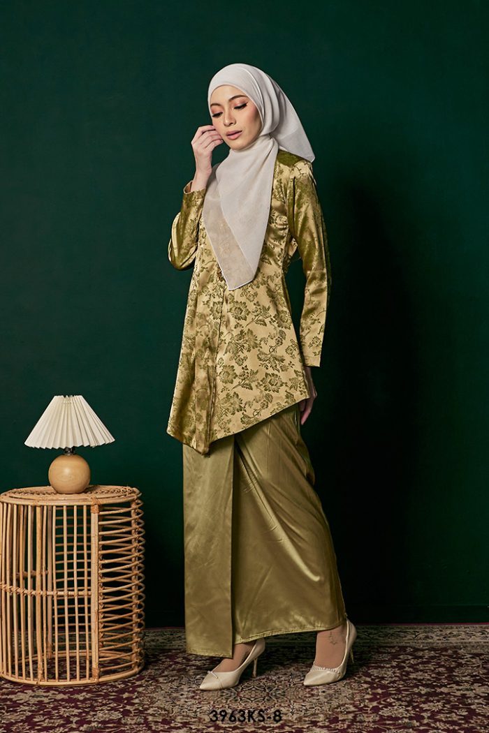 Kebaya Saloma in Olive (3963KS-8)