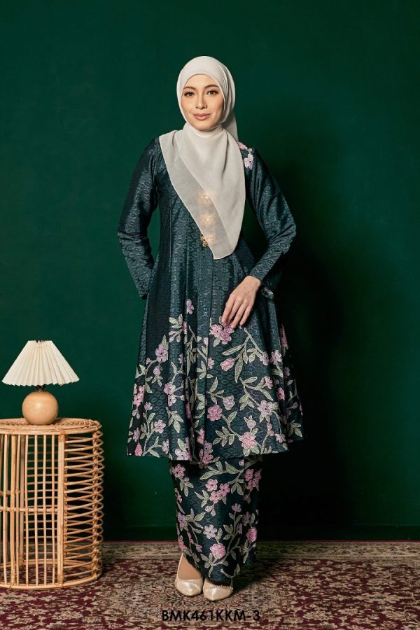 Kebarung Batiq Mia in Deep Emerald (BMK461KKM-3)