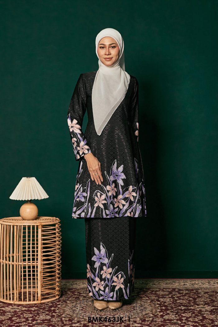 Juliana Kurung Batiq Mia in Black (BMK463JK-1)
