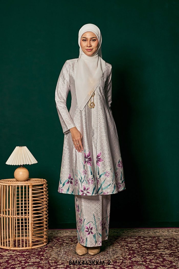 Kebarung Batiq Mia in Pearl Grey (BMK463KKM-2)