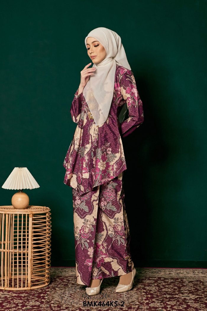 Kebaya Saloma in Burgundy (BMK464KS-2)