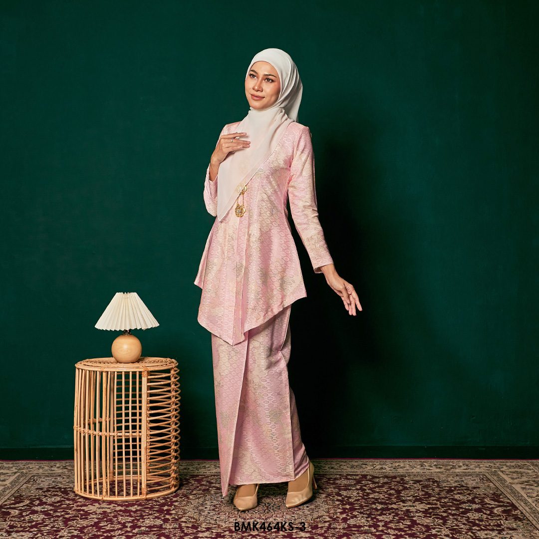 Kebaya Saloma in Soft Pink (BMK464KS-3) - Image 2