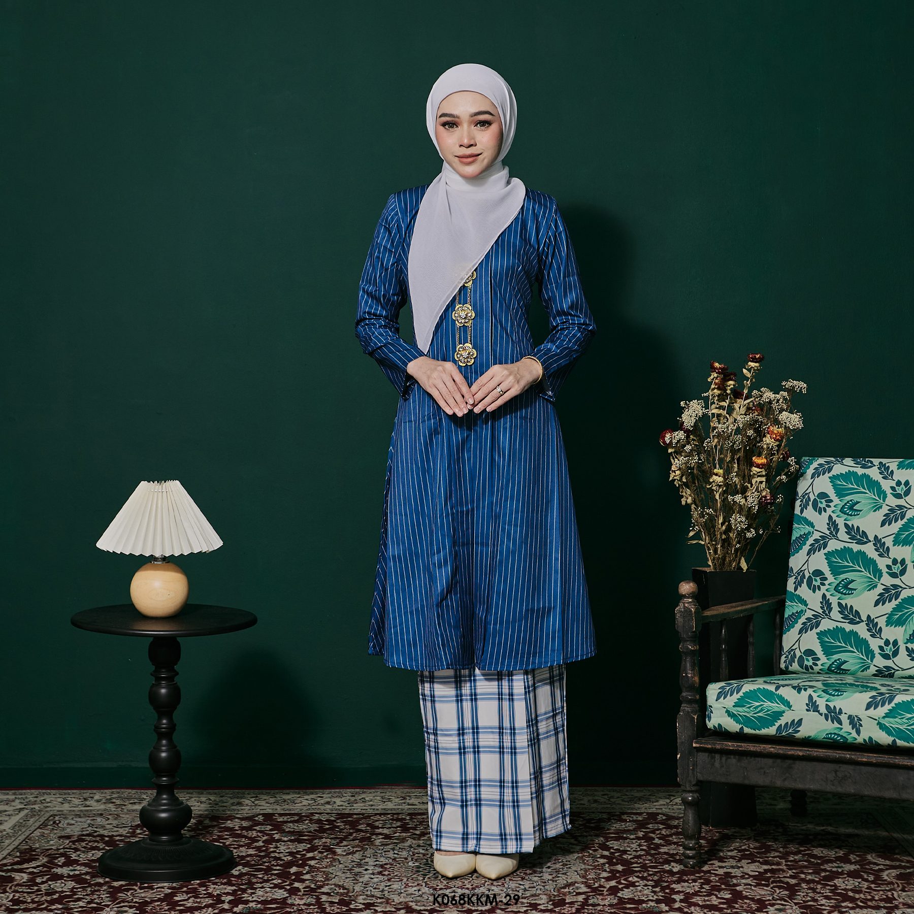 Kebarung Kalthom in Agean Blue (K068KKM-29)