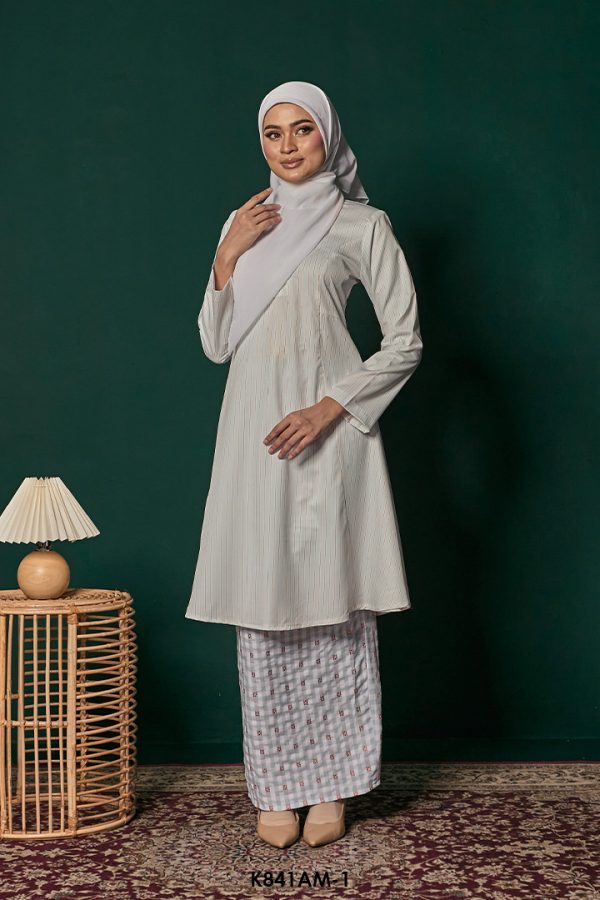Ameera Kurung in Soft Blue (K841AM-1)