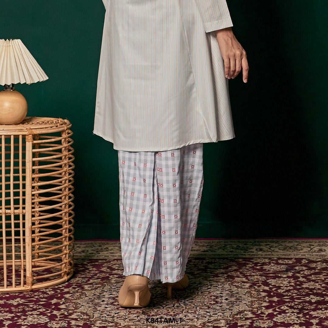 Ameera Kurung in Soft Blue (K841AM-1) - Image 3