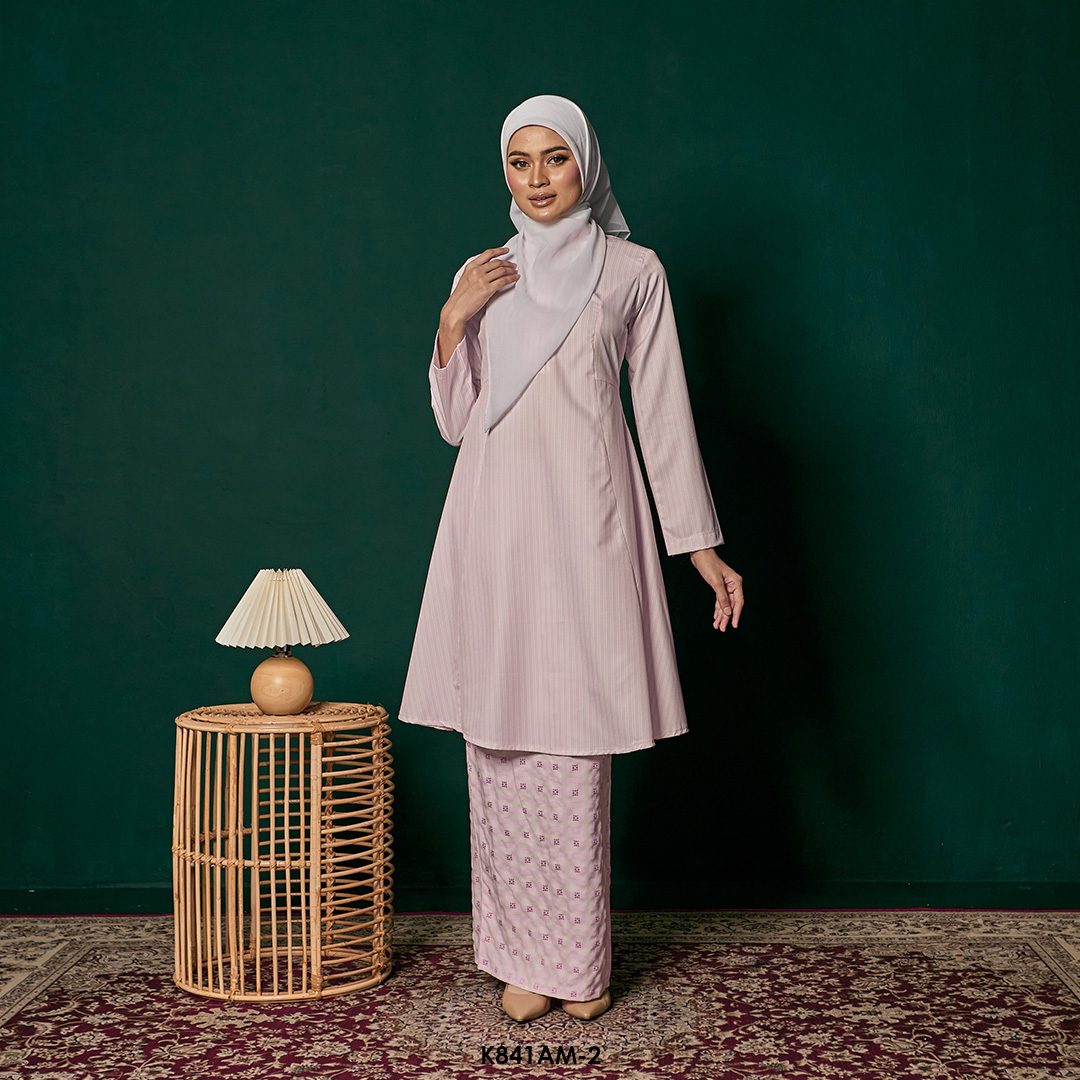 Ameera Kurung in Pink (K841AM-2)