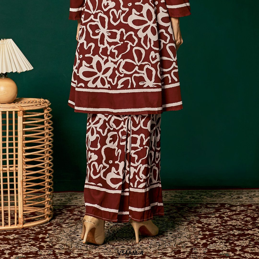 Ameera Kurung 2.0 in Chestnut (V54AM-4) - Image 3