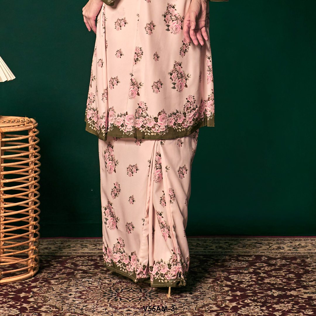 Ameera Kurung 2.0 in Olive (V55AM-3) - Image 3