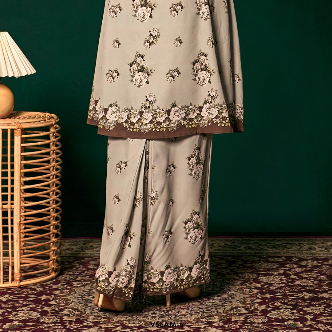 Ameera Kurung 2.0 in Soft Green (V55AM-5) - Image 3