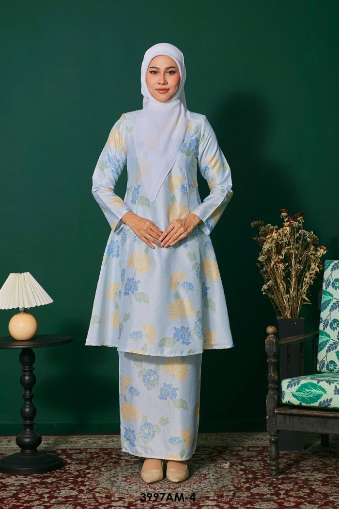 Ameera Kurung in Baby Blue (3997AM-4)