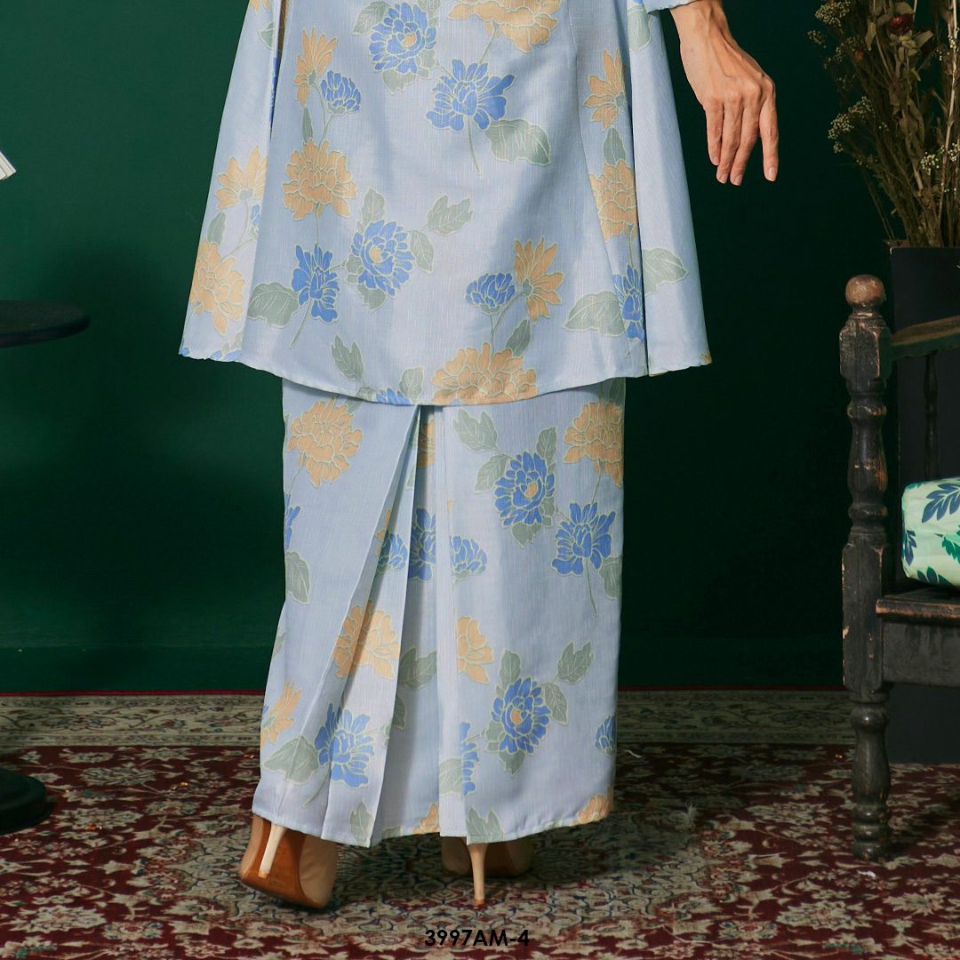 Ameera Kurung in Baby Blue (3997AM-4) - Image 3