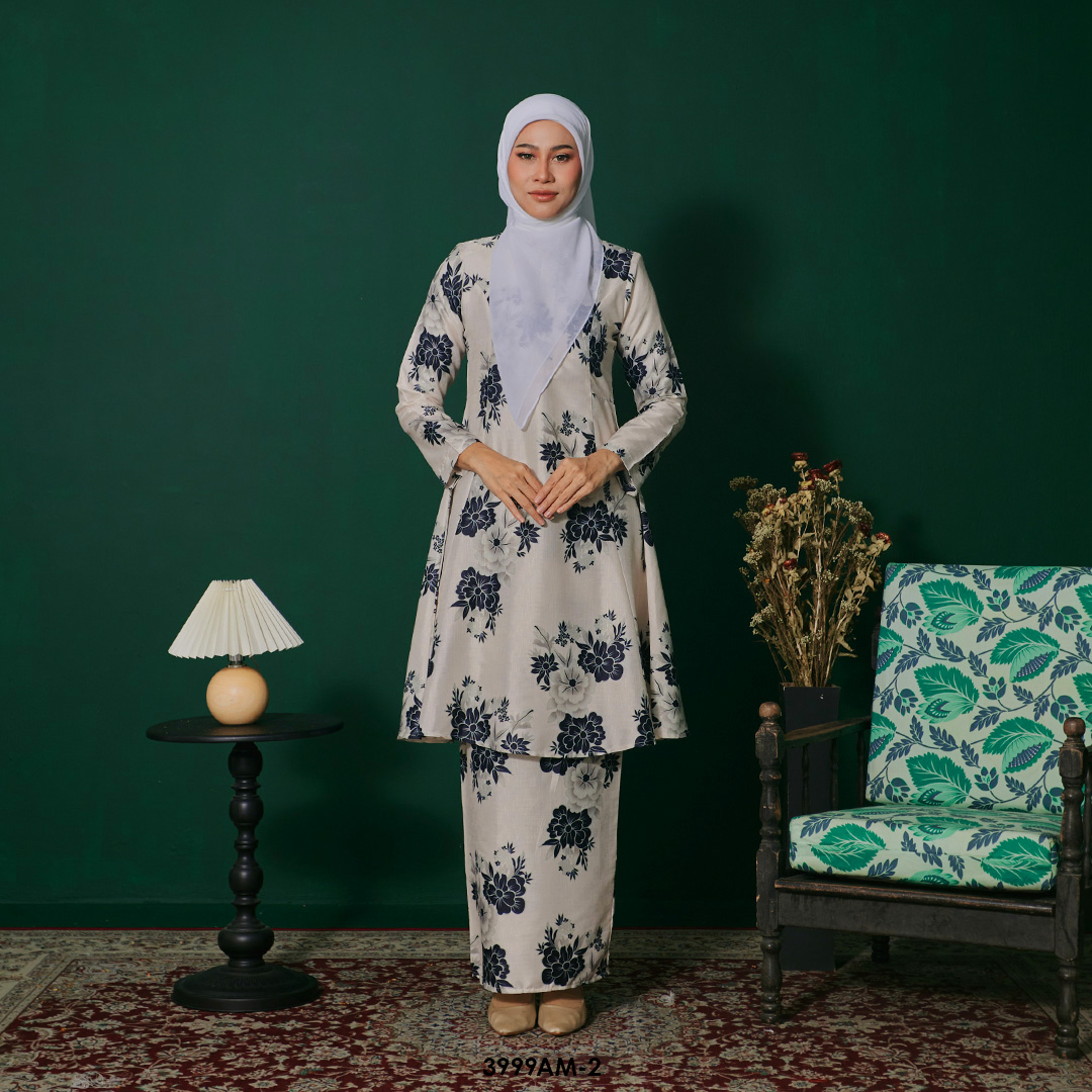 Ameera Kurung in Vanilla (3999AM-2)
