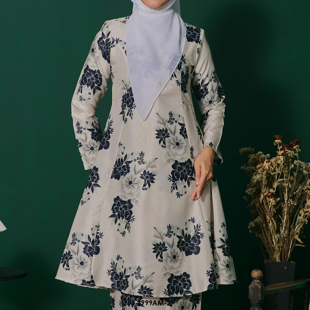 Ameera Kurung in Vanilla (3999AM-2) - Image 4