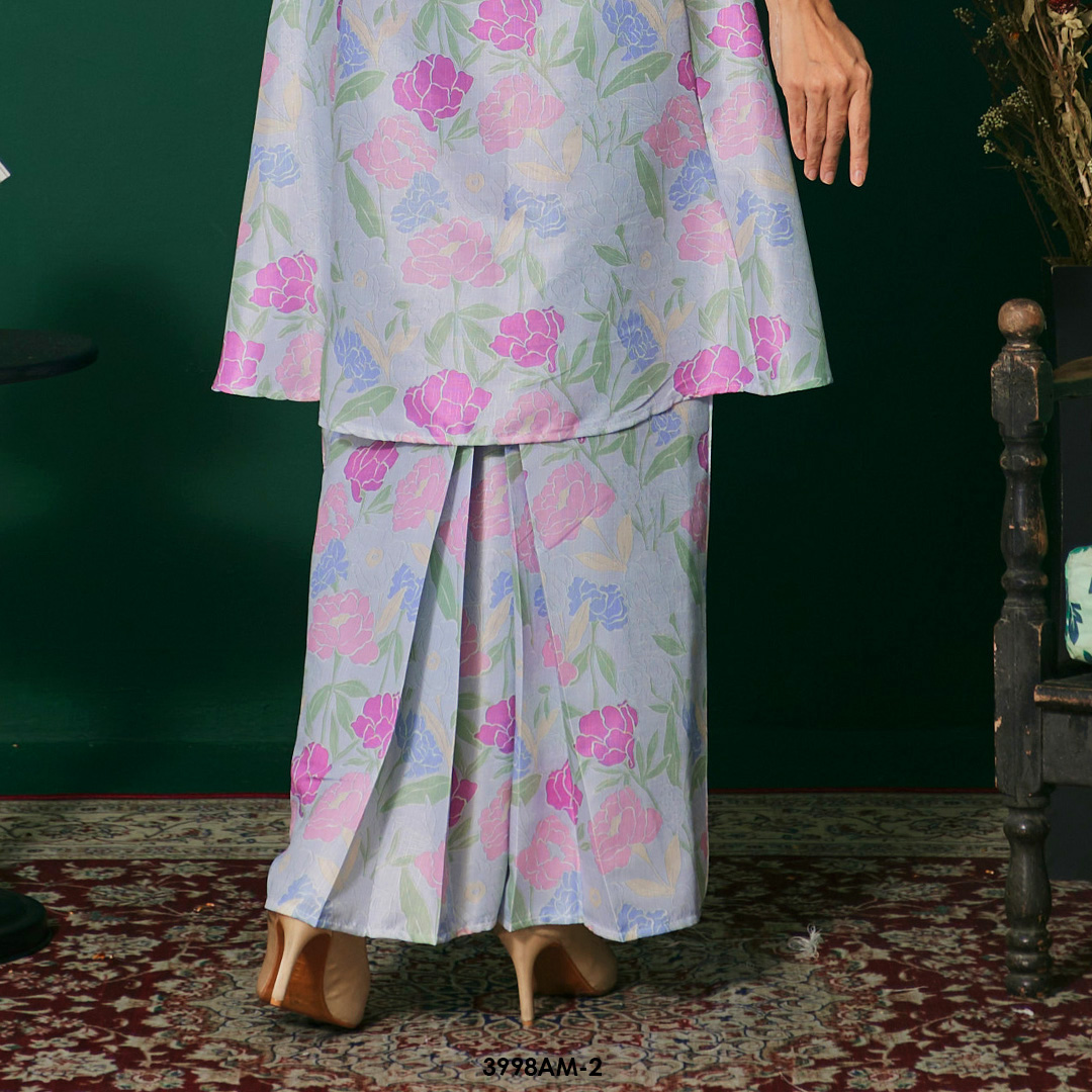 Ameera Kurung in Ice Blue (3998AM-2) - Image 3