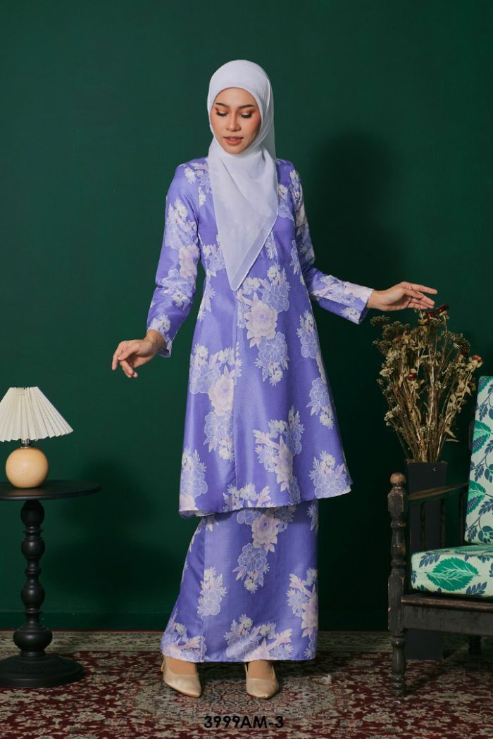Ameera Kurung in Lavender (3999AM-3)