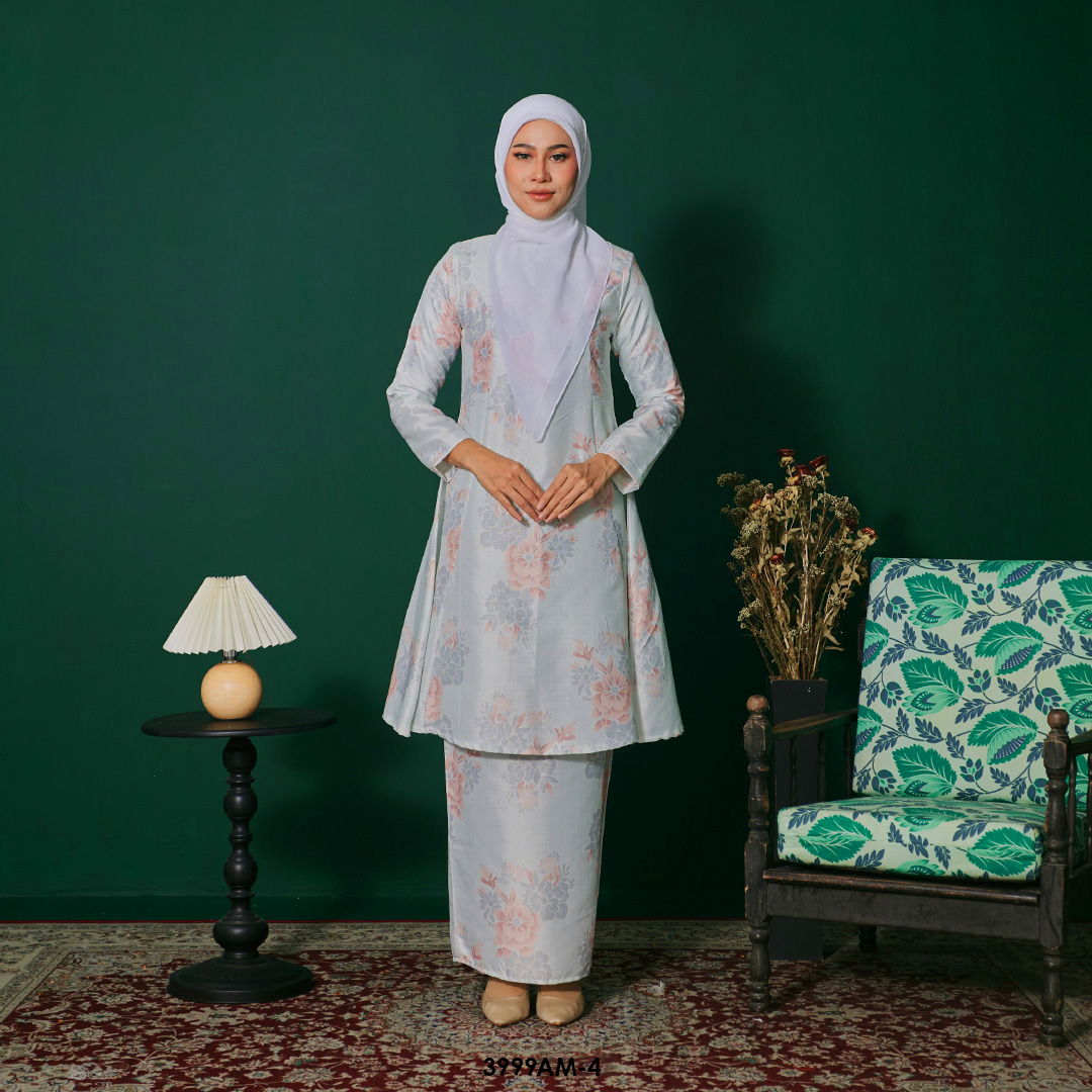 Ameera Kurung in Ice Blue (3999AM-4)
