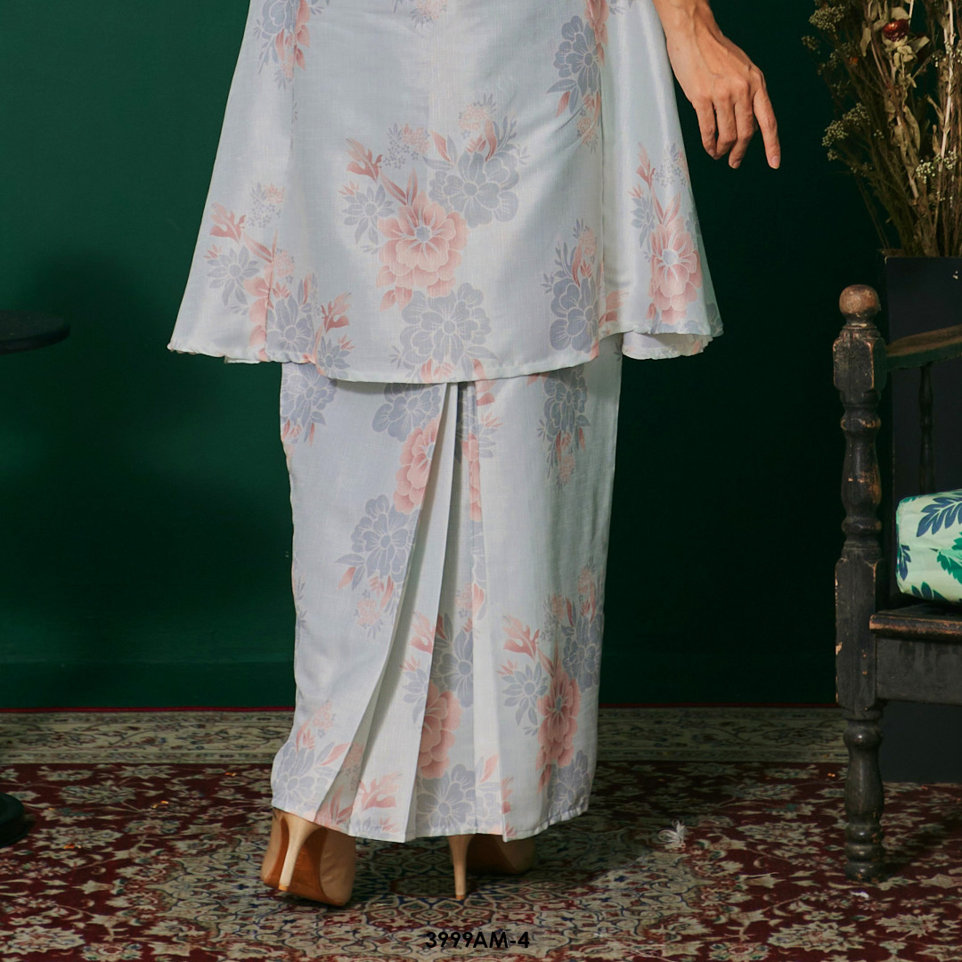 Ameera Kurung in Ice Blue (3999AM-4) - Image 3