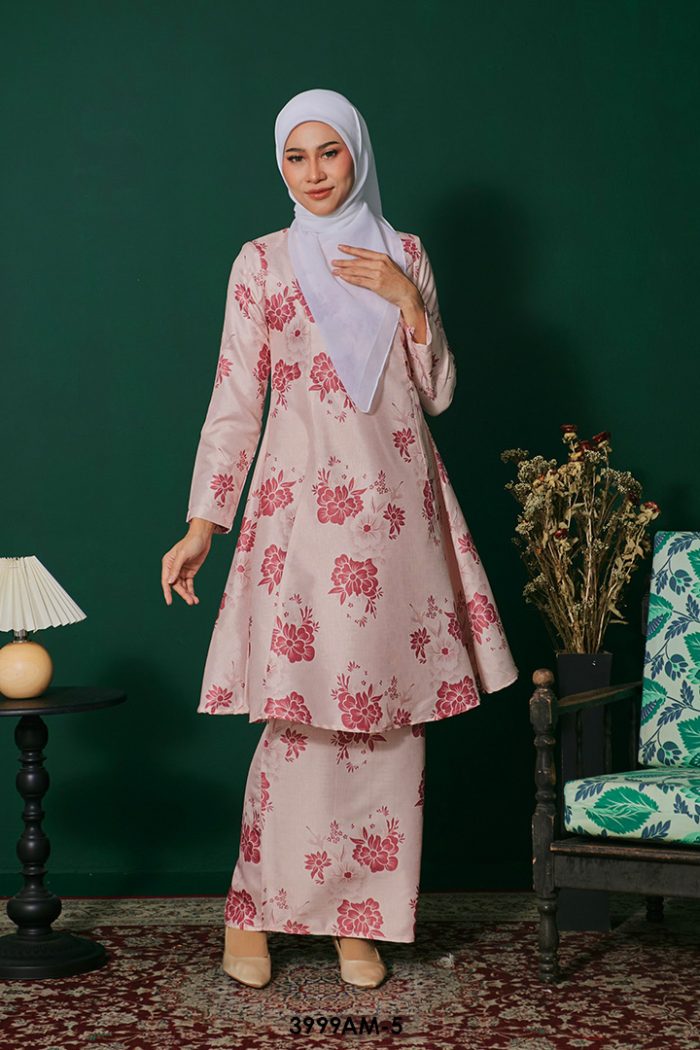 Ameera Kurung in Blush Pink (3999AM-5)