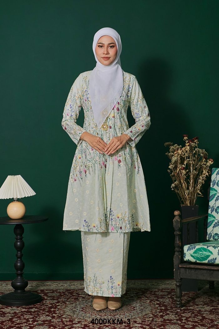 Kebarung Kalthom in Bright Mint (4000KKM-3)