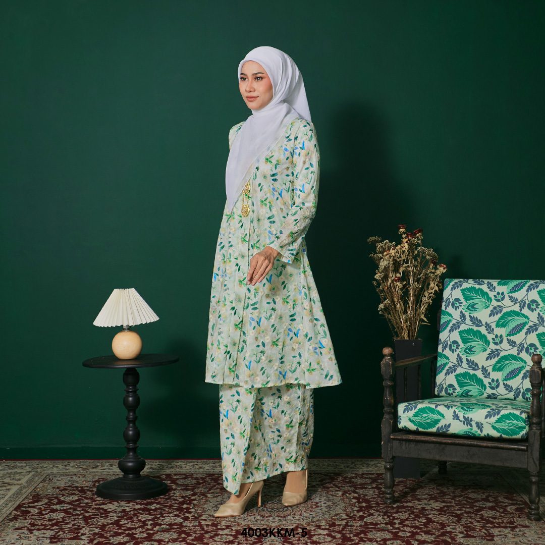 Kebarung Kalthom in Bright Mint (4003KKM-5) - Image 2