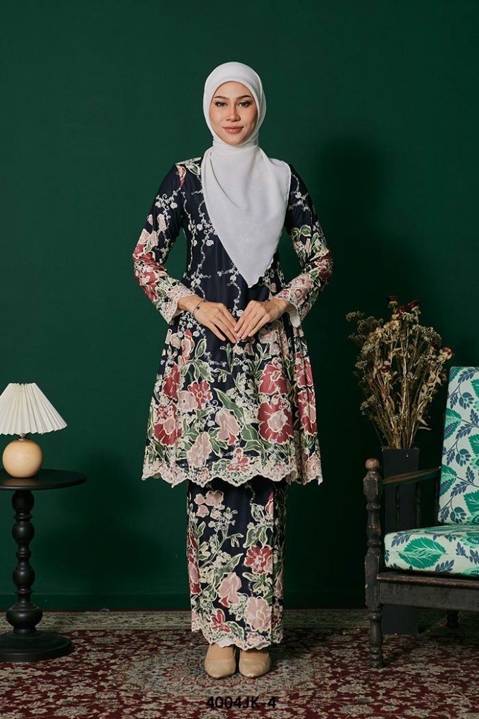 Juliana Kurung in Black (4004JK-4)