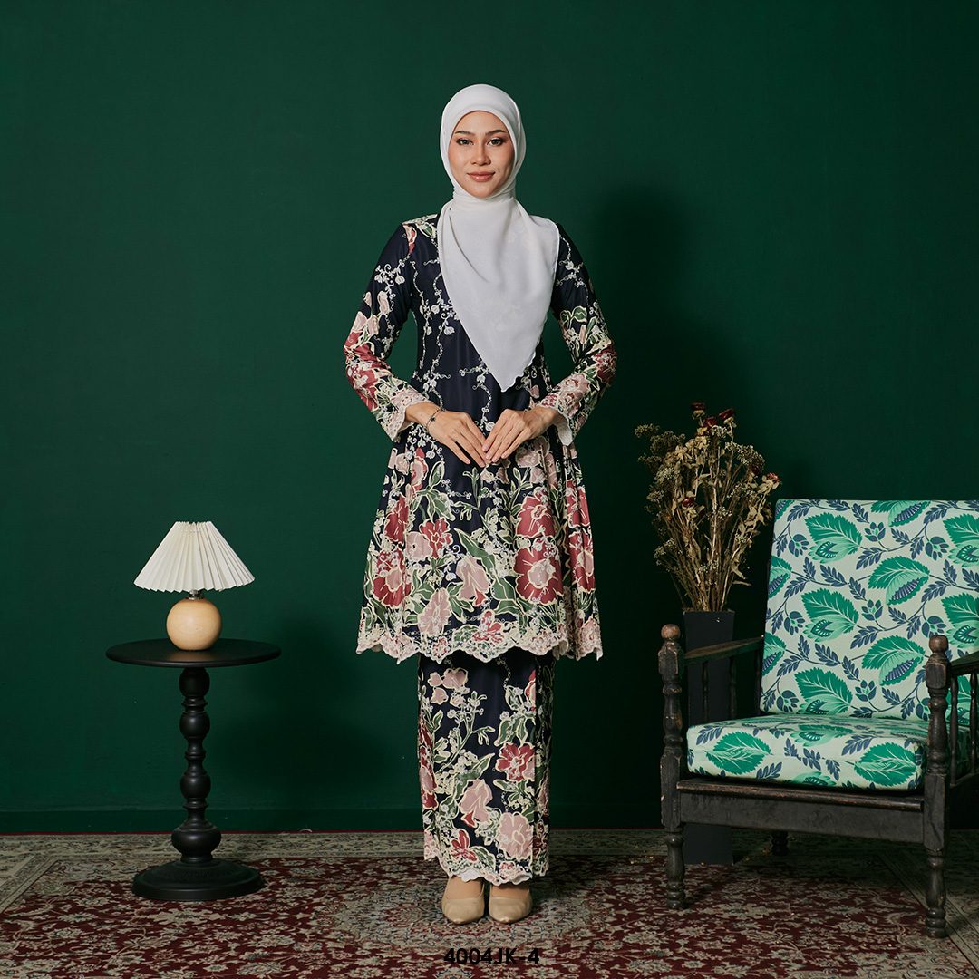 Juliana Kurung in Black (4004JK-4)