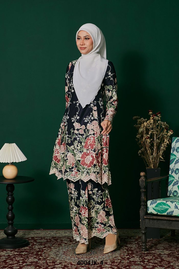 Juliana Kurung in Black (4004JK-4)