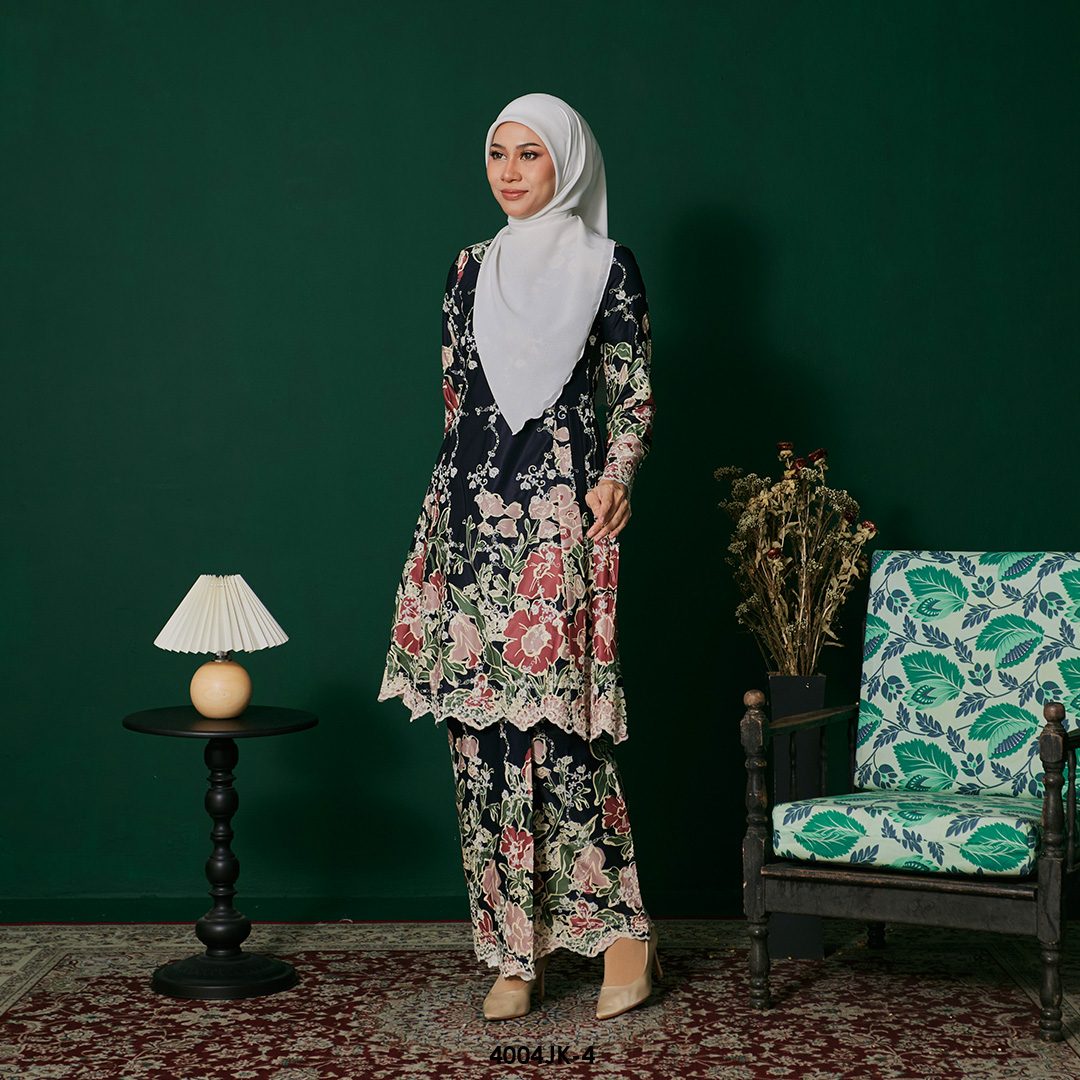 Juliana Kurung in Black (4004JK-4) - Image 2