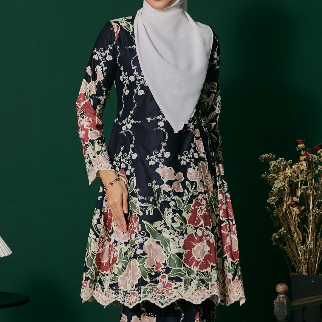 Juliana Kurung in Black (4004JK-4) - Image 3