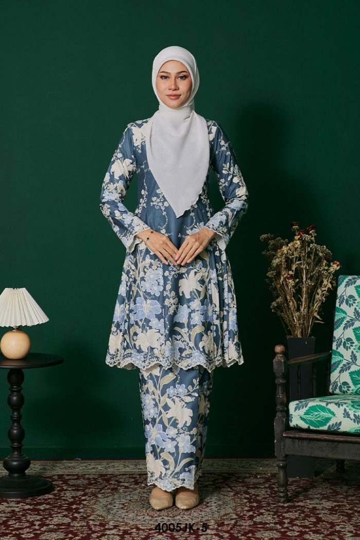 Juliana Kurung in Dark Teal (4005JK-5)