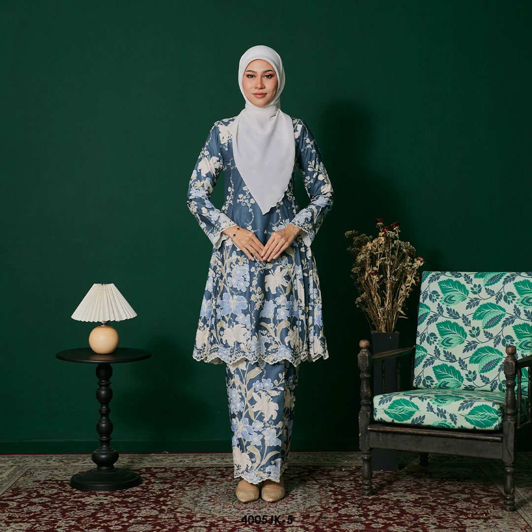 Juliana Kurung in Dark Teal (4005JK-5)