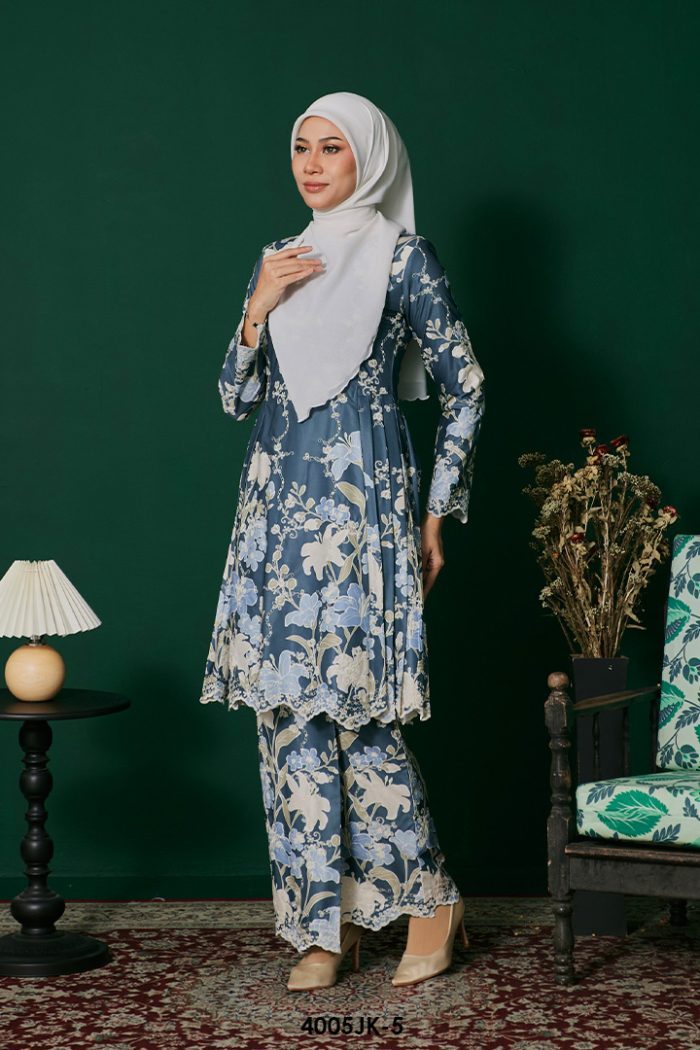 Juliana Kurung in Dark Teal (4005JK-5)