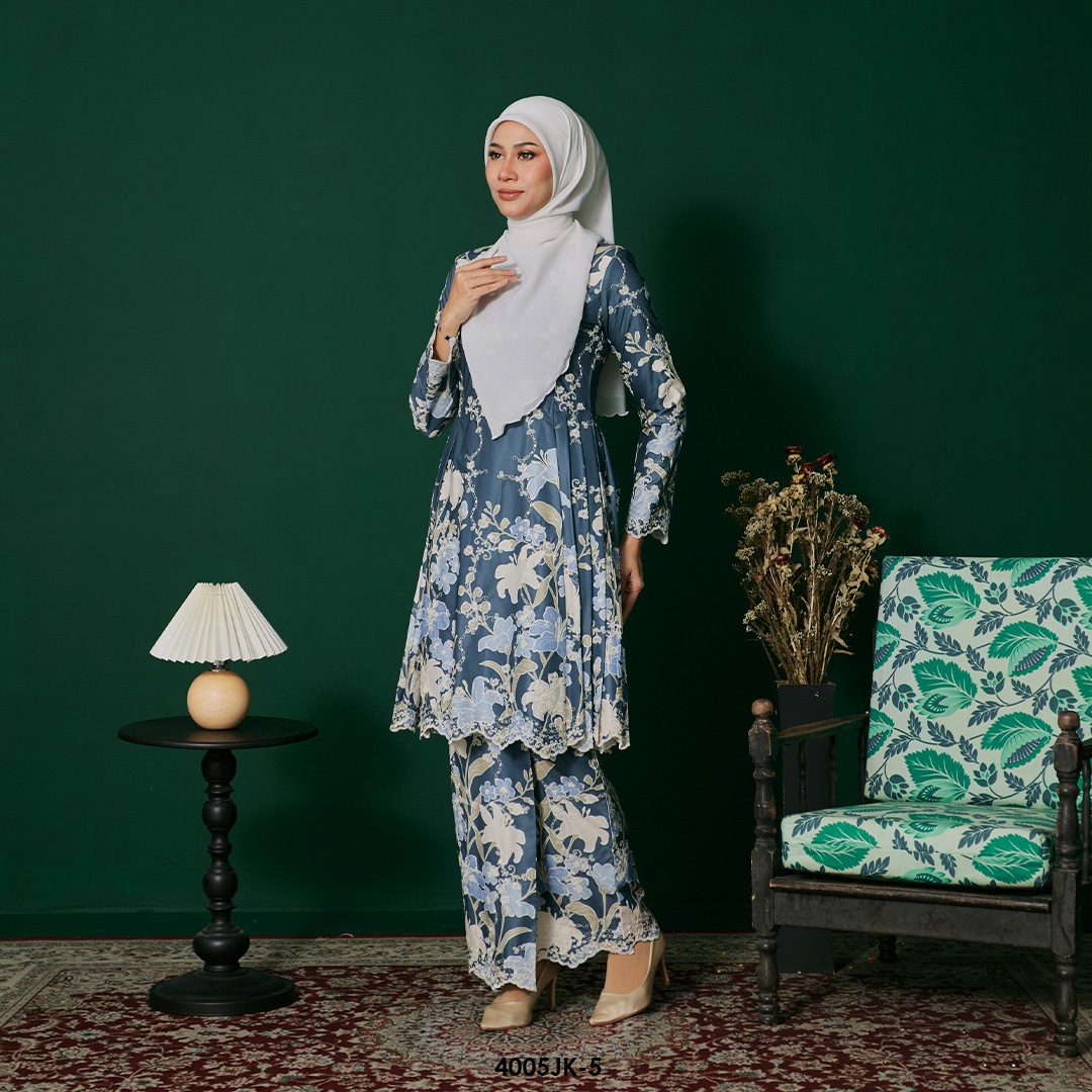 Juliana Kurung in Dark Teal (4005JK-5) - Image 2